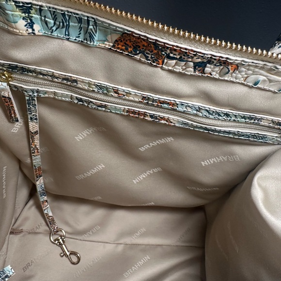 Brahmin Caroline Souvenir Ombre Melbourne Leather Satchel - Picture 7 of 13